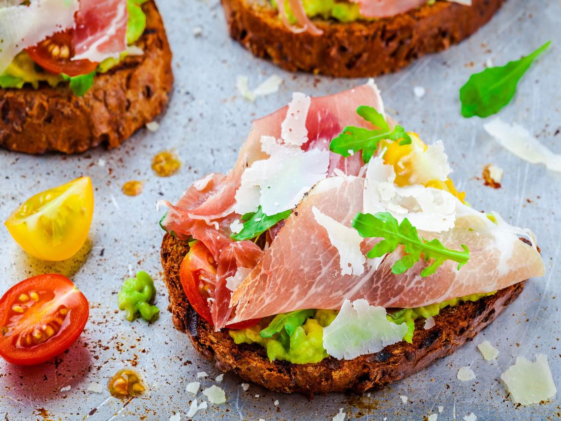 Tostas de aguacate