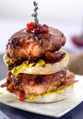 Hamburguesa Doble de Pavo
