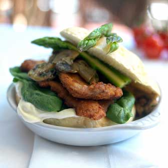 ‘Focaccia’ con Milanesa de Ternera
