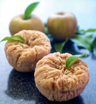 Manzanas Asadas Heladas