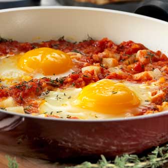 Cazuelita de Queso Payoyo con Huevos
