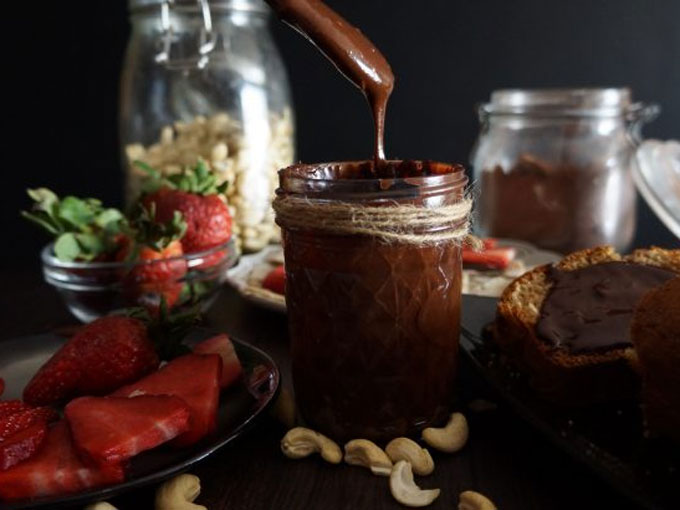 Receta sana de Nutella casera de anacardos
