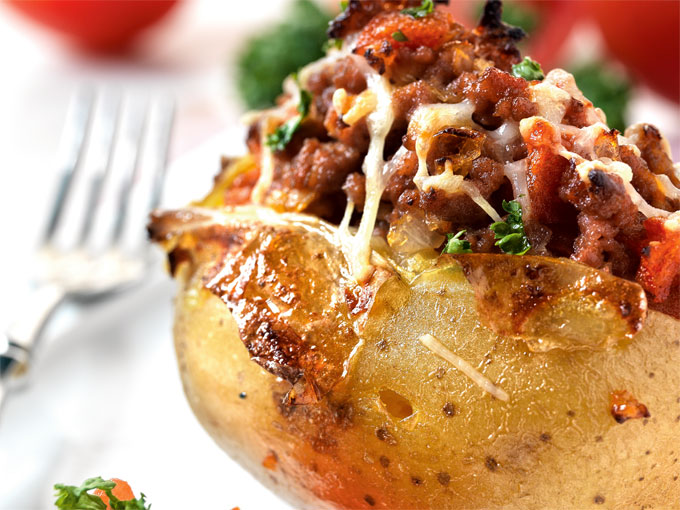 patatas rellenas de carne