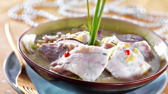 rodaballo al estilo thai