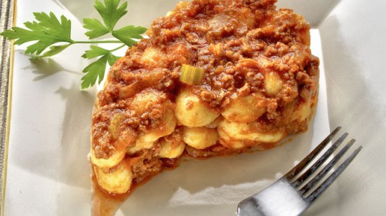 ñoquis boloñesa