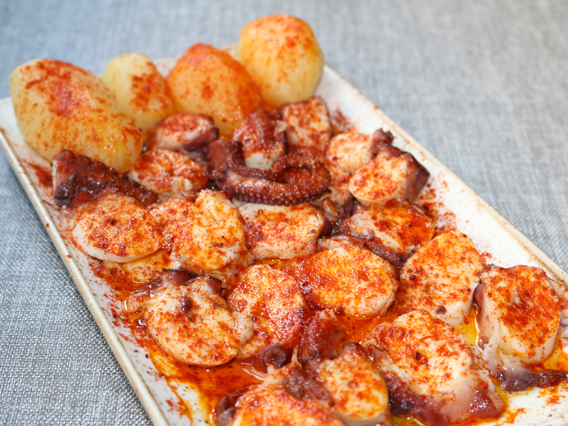Receta pulpo a la gallega