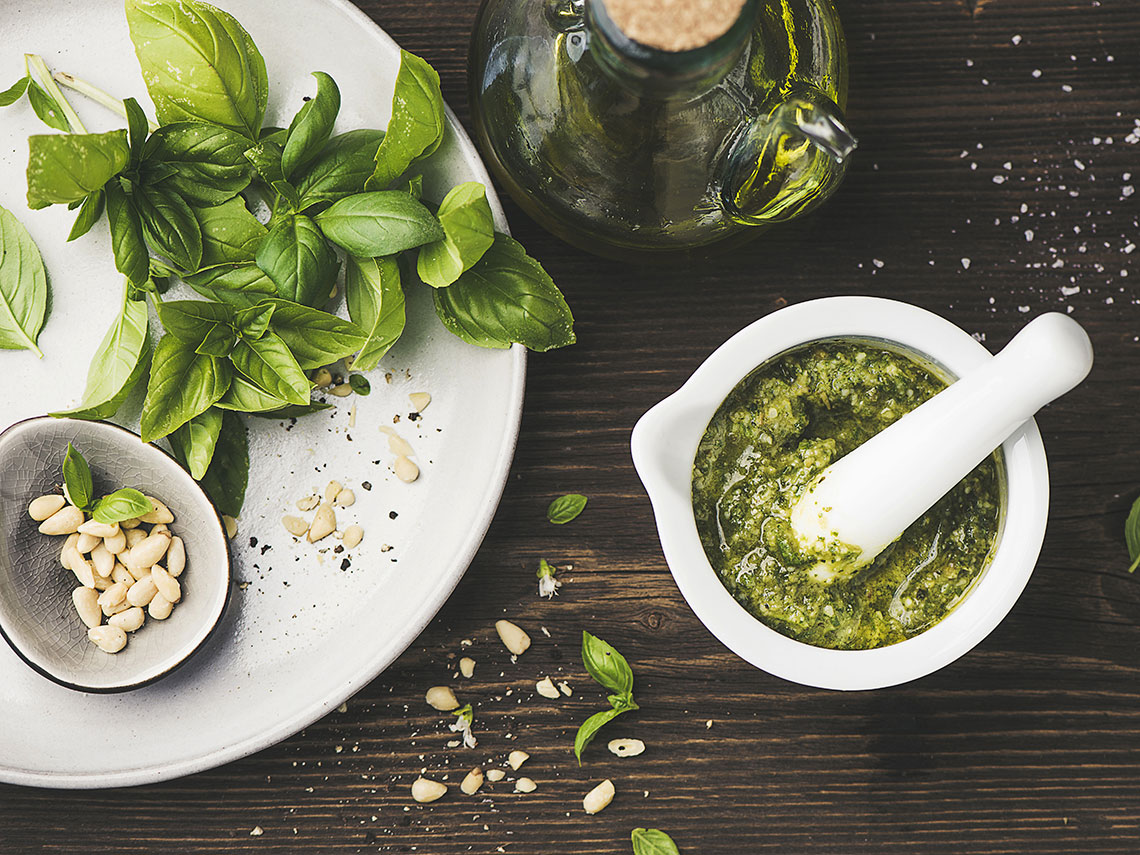Salsa Pesto a la Genovese. Receta paso a paso