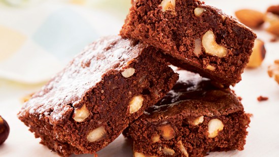 Brownie de chocolate con nueces