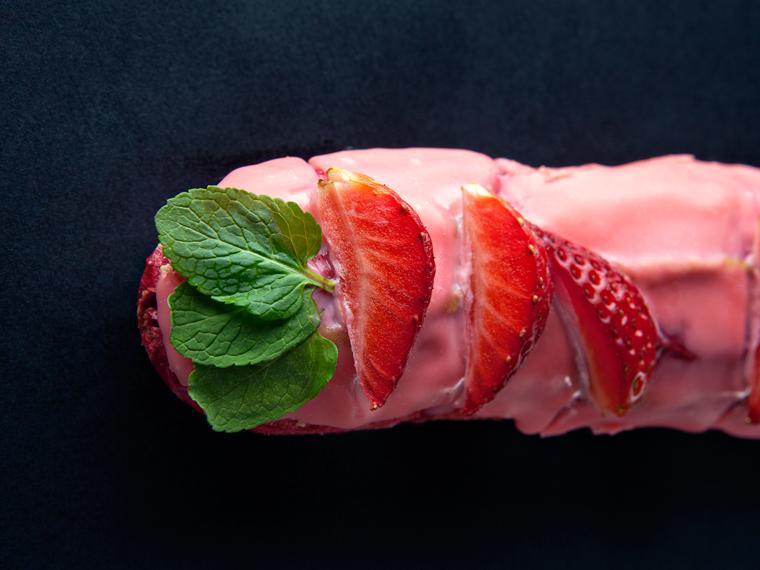 Eclairs de fresa