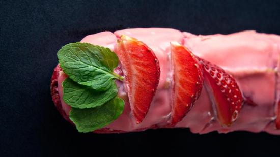 Eclairs de fresa