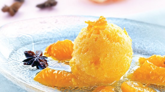 Sorbete de mandarina