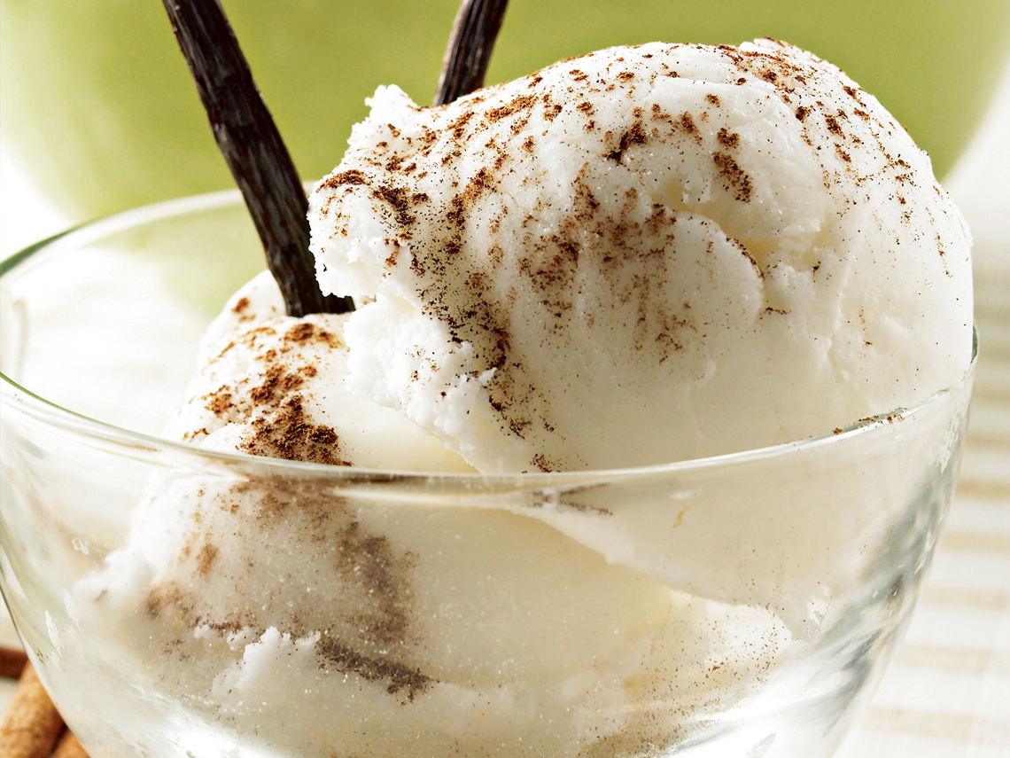 Helado de leche de merengue