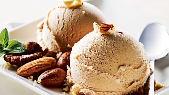 Helado de almendras