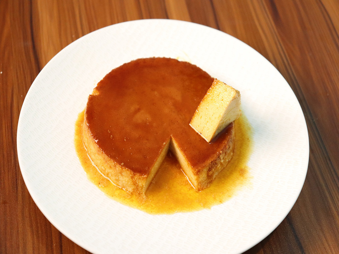 Flan cítrico