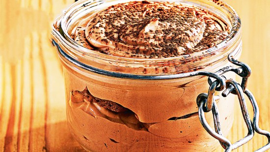 Falso tiramisú de crema de avellanas