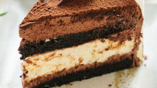 Pastel helado de chocolate y mantequilla de cacahuete
