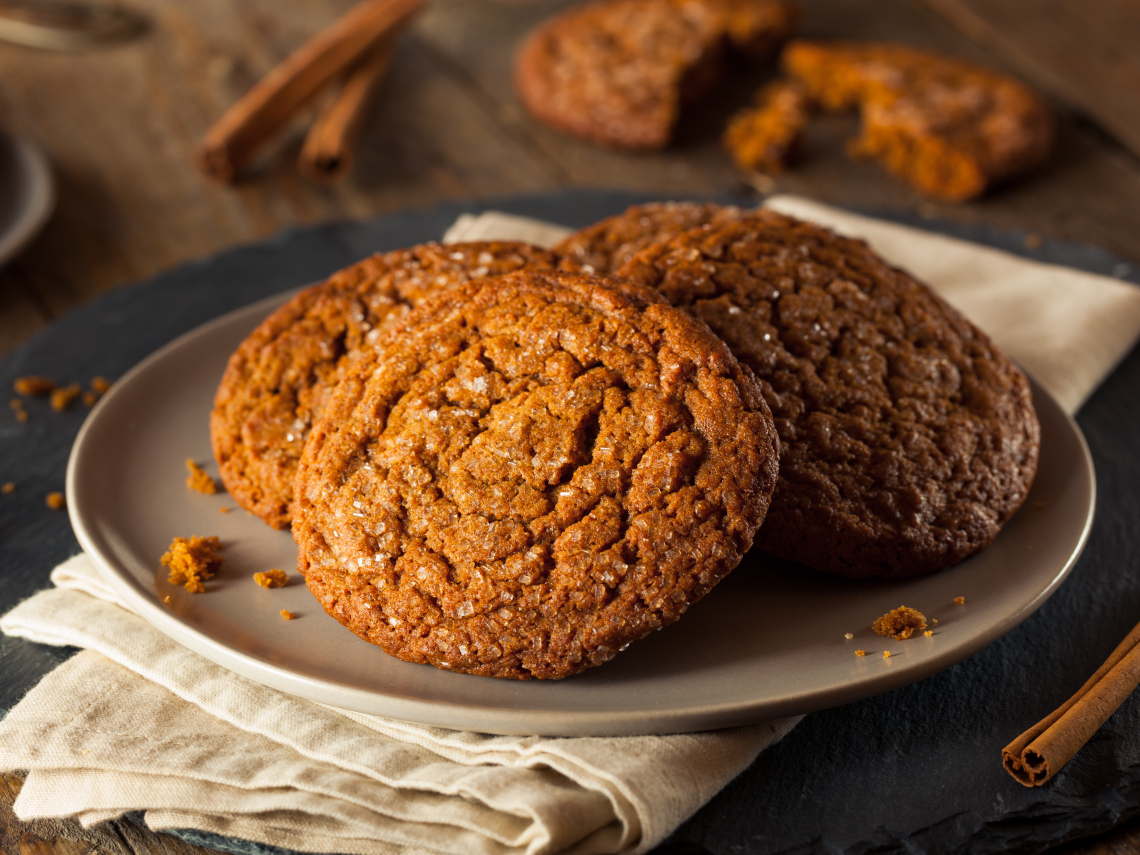 Galletas de jengibre y canela