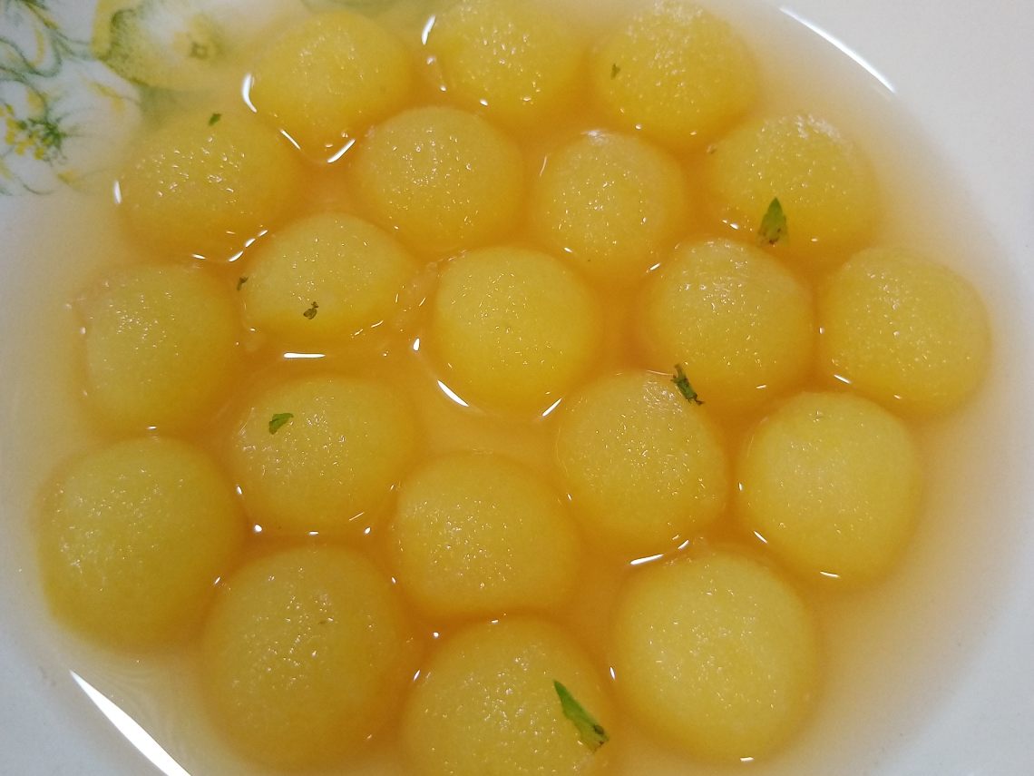 Manzanas en su jugo