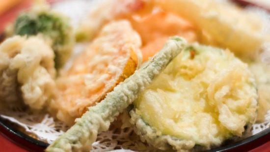 Verduras en tempura