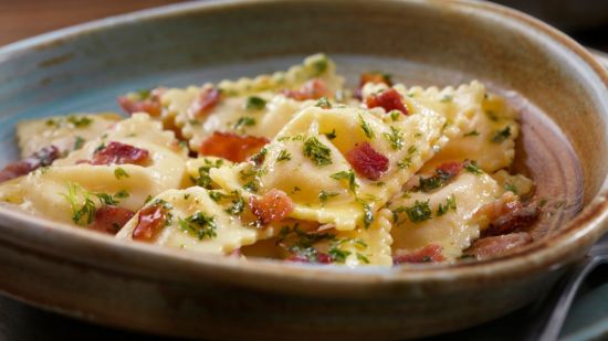 Raviolis de calabacín