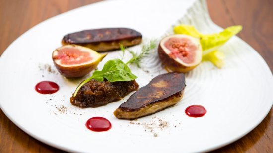 Foie gras con higos