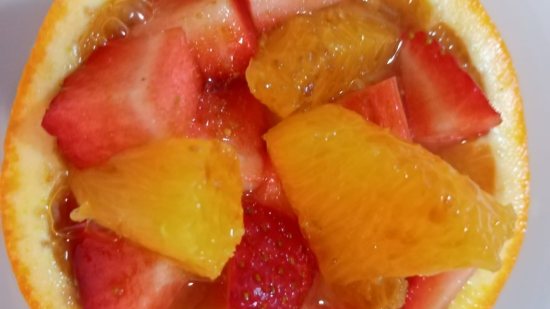 Naranja rellena