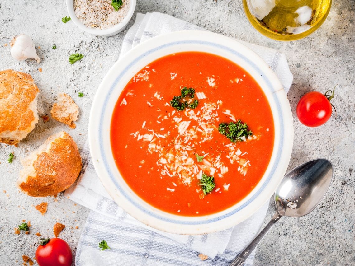 Receta de gazpacho andaluz