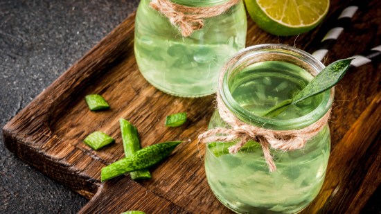 Aloe vera en su jugo