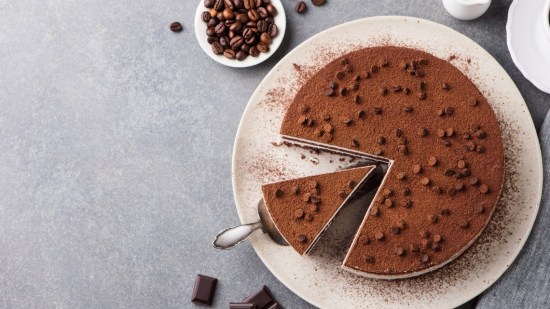 tarta redonda de tiramisu