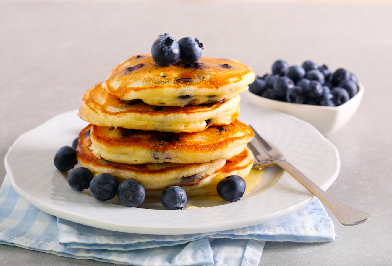 tortitas arándanos