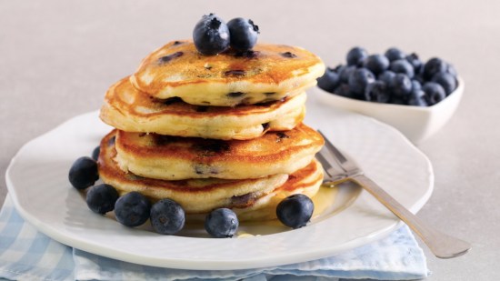 tortitas arándanos
