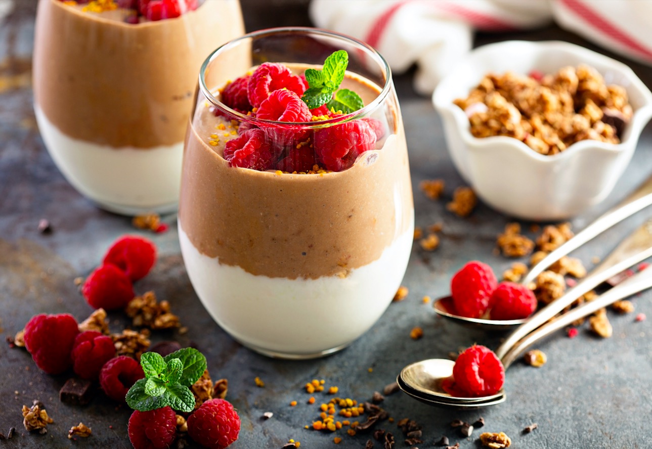 mousse de chocolate