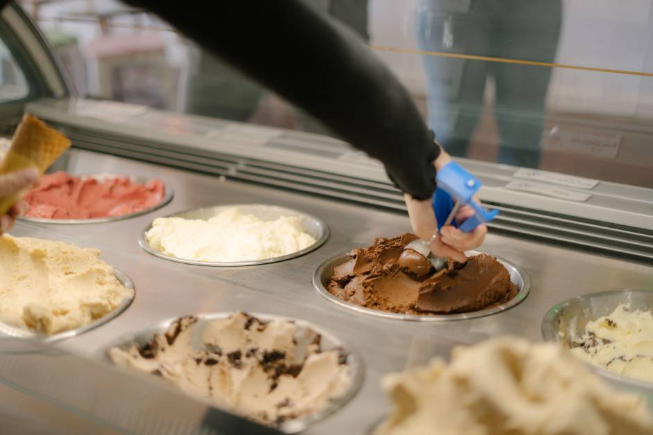Helado heladería