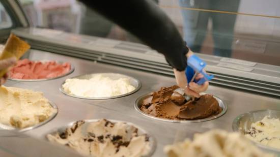 Helado heladería