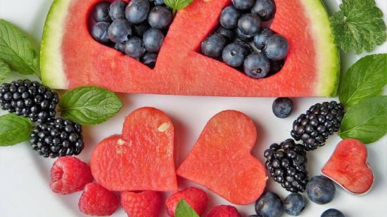 Fruta refrescante