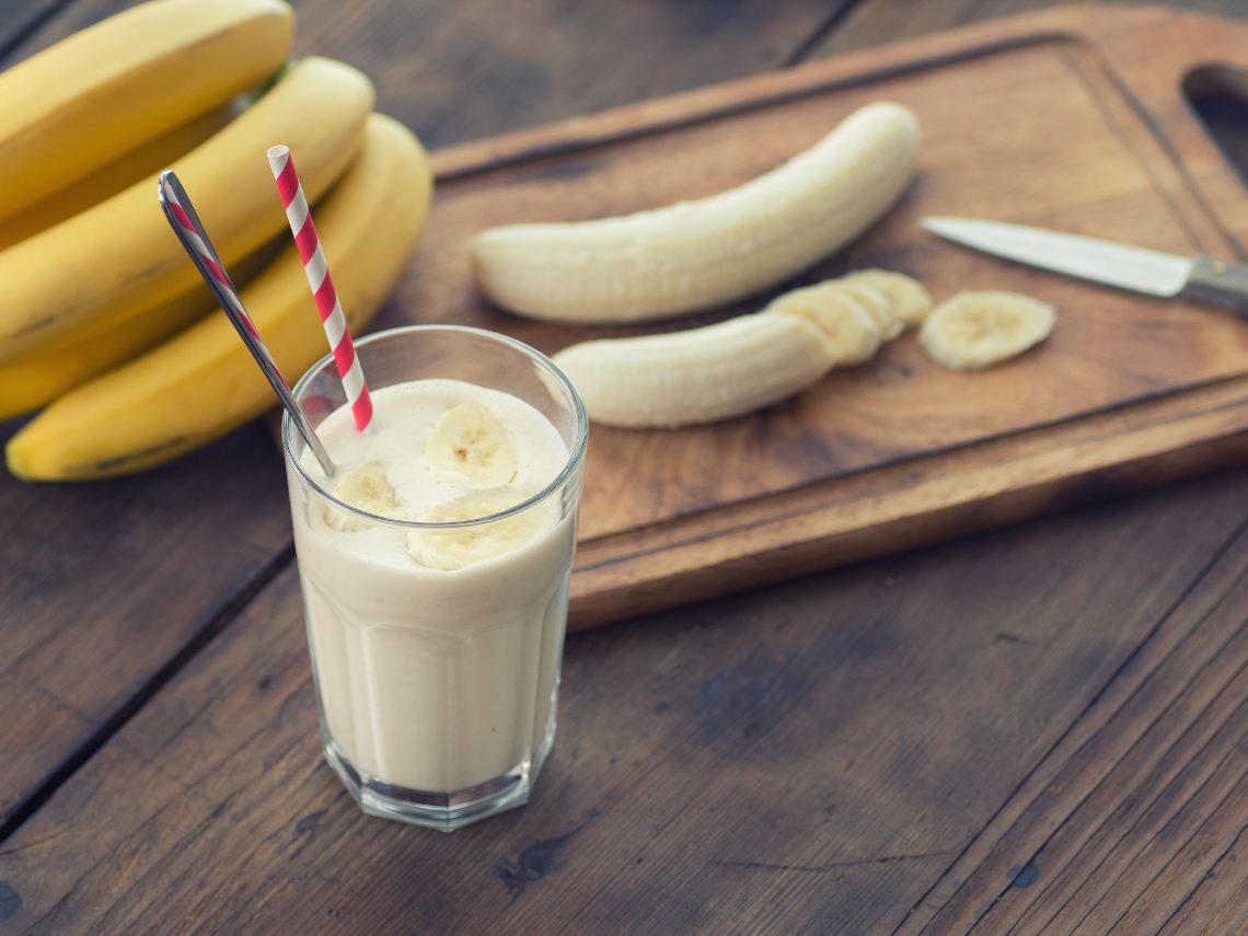 Deliciosos batidos de plátano
