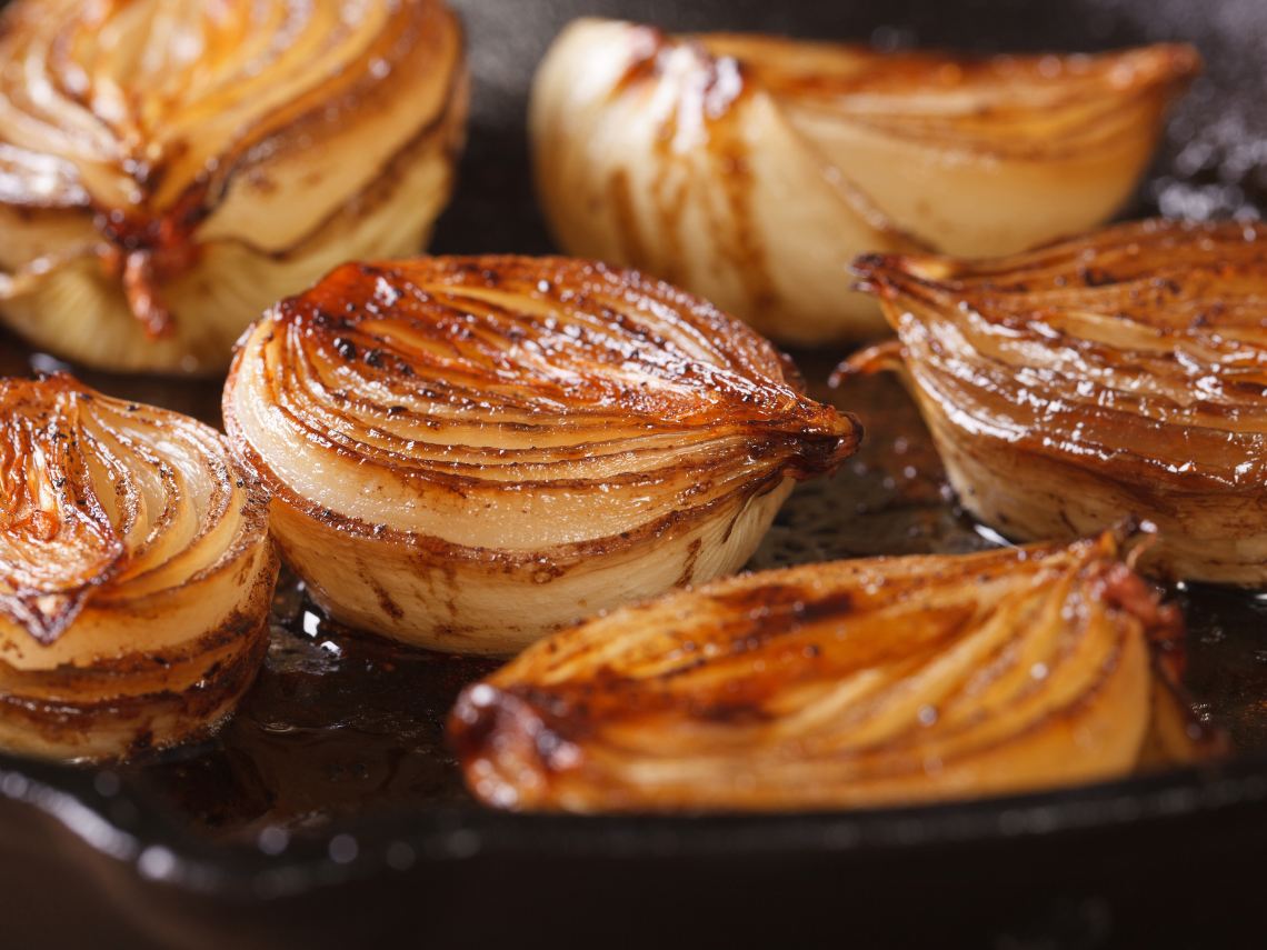 Cómo hacer cebolla caramelizada sin azúcar
