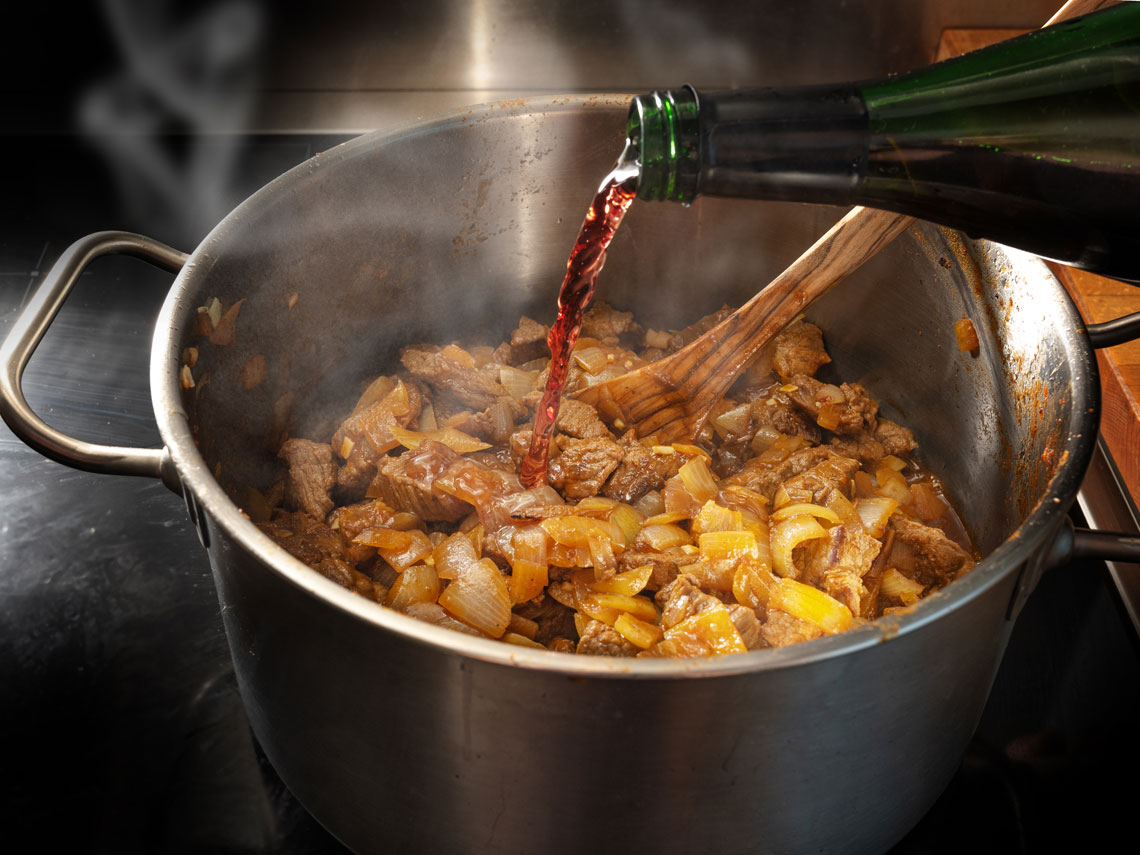 cocinar con alcohol
