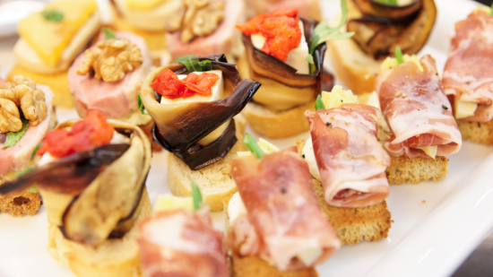 Aperitivos variados