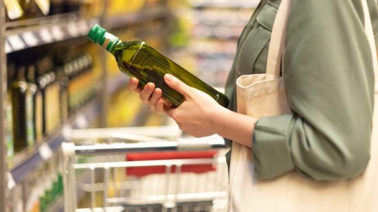 Aceite de oliva en el supermercado