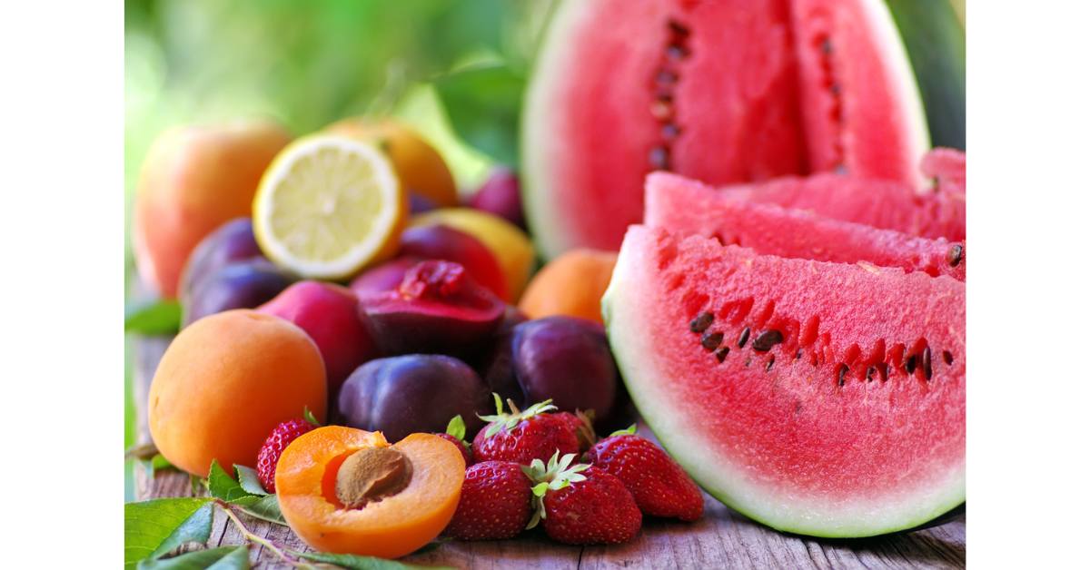 Las frutas con menos calorías para comer este verano