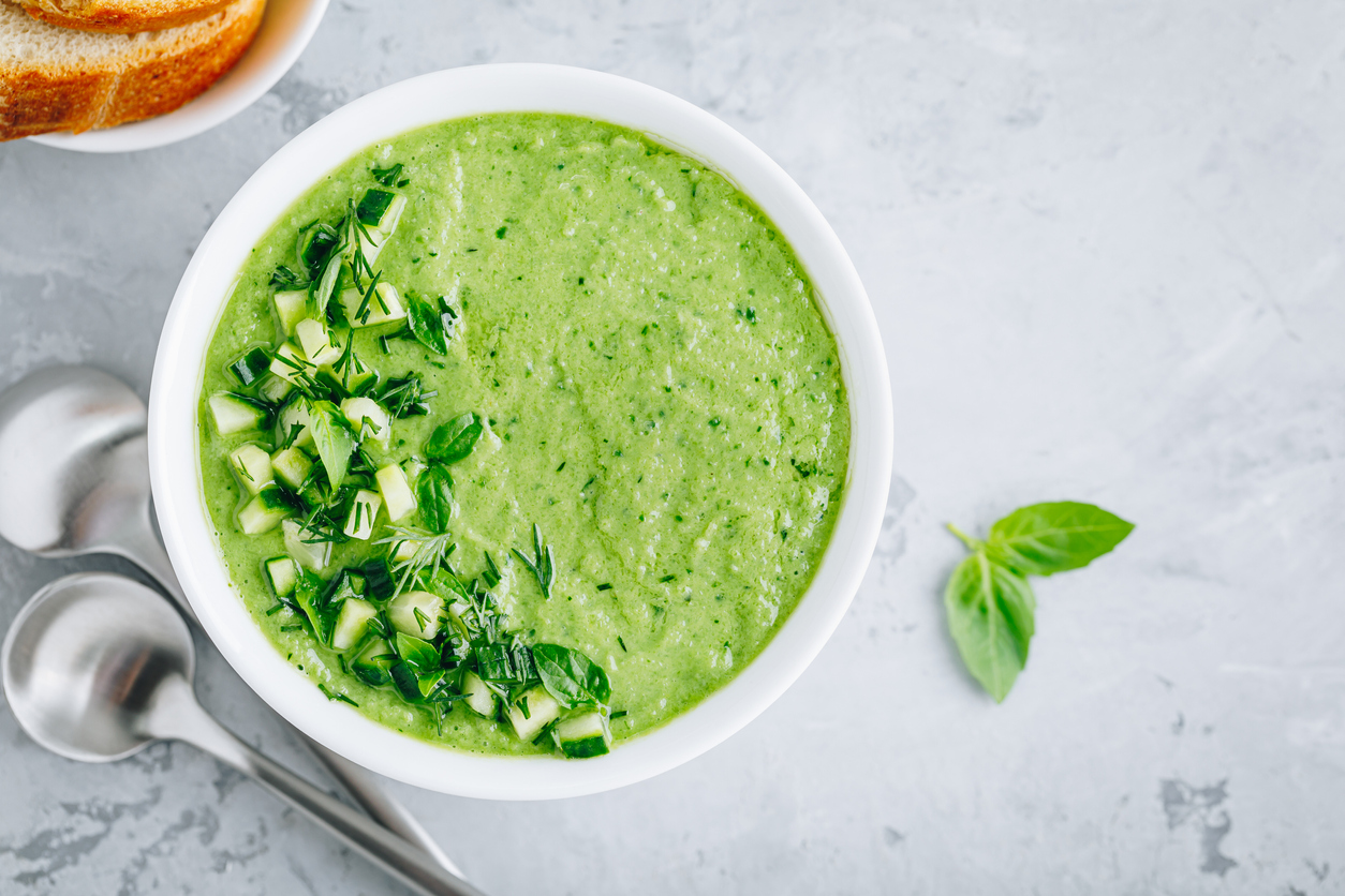 Gazpacho de calabacín