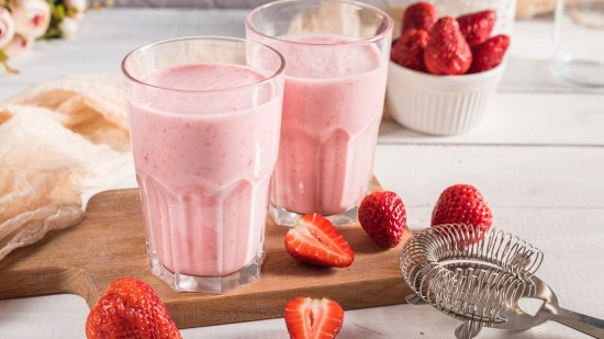Batido de fresa