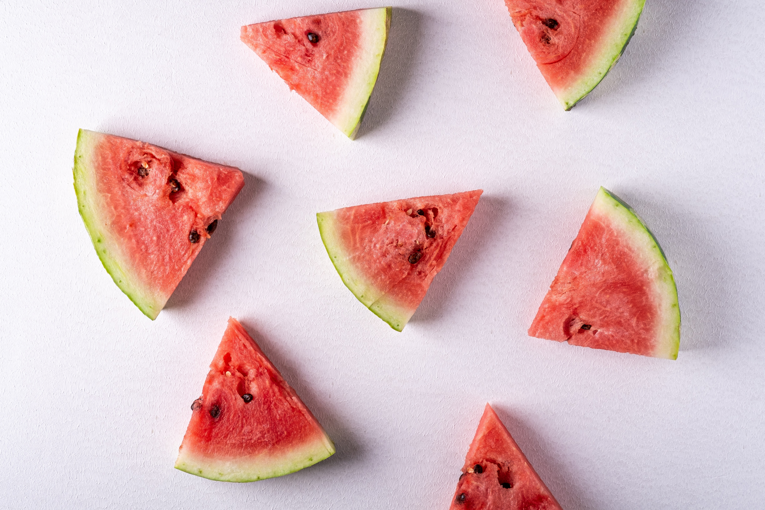 Sandia en trozos