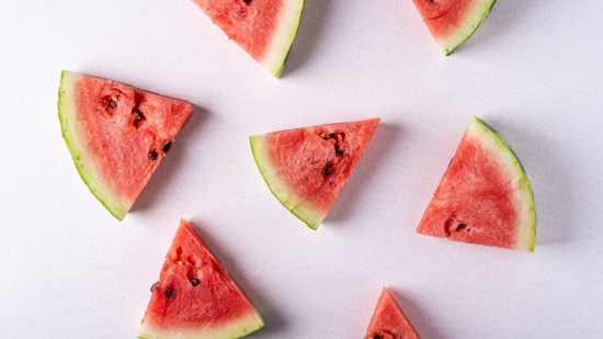 Sandia en trozos