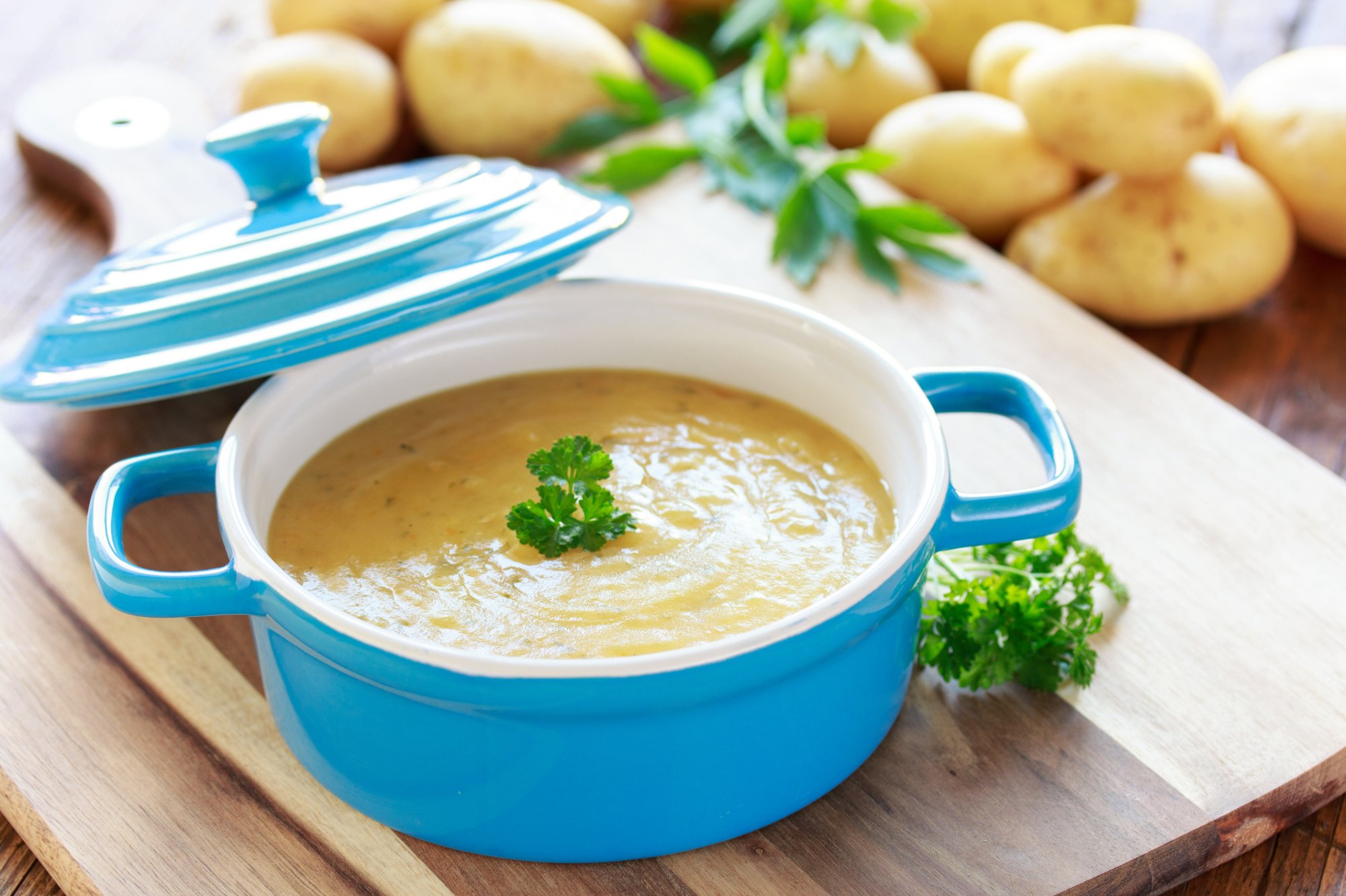Sopa de patata y apio