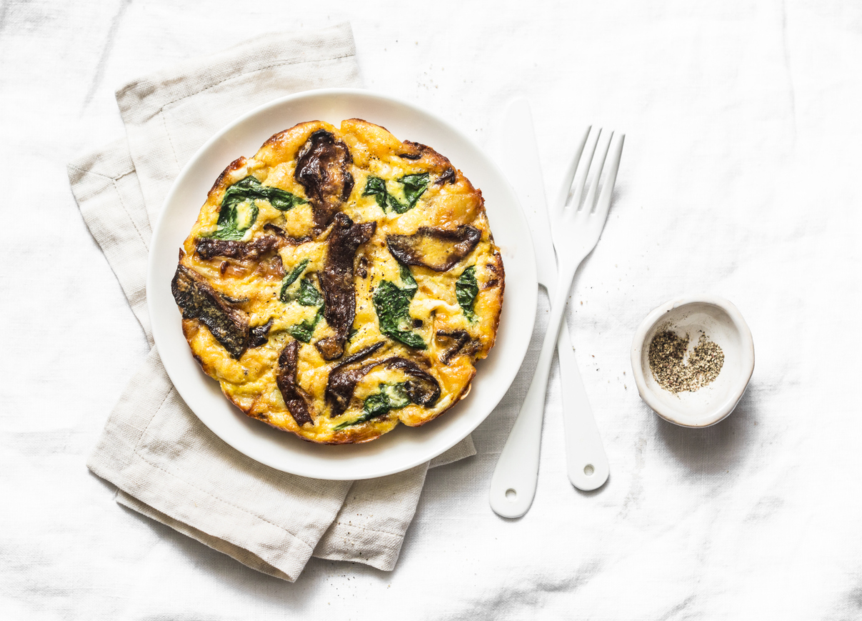 Quiche de setas de temporada