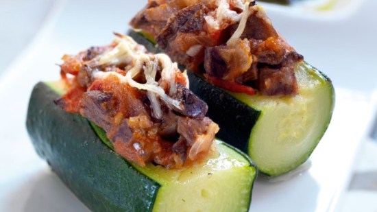 Calabacín relleno