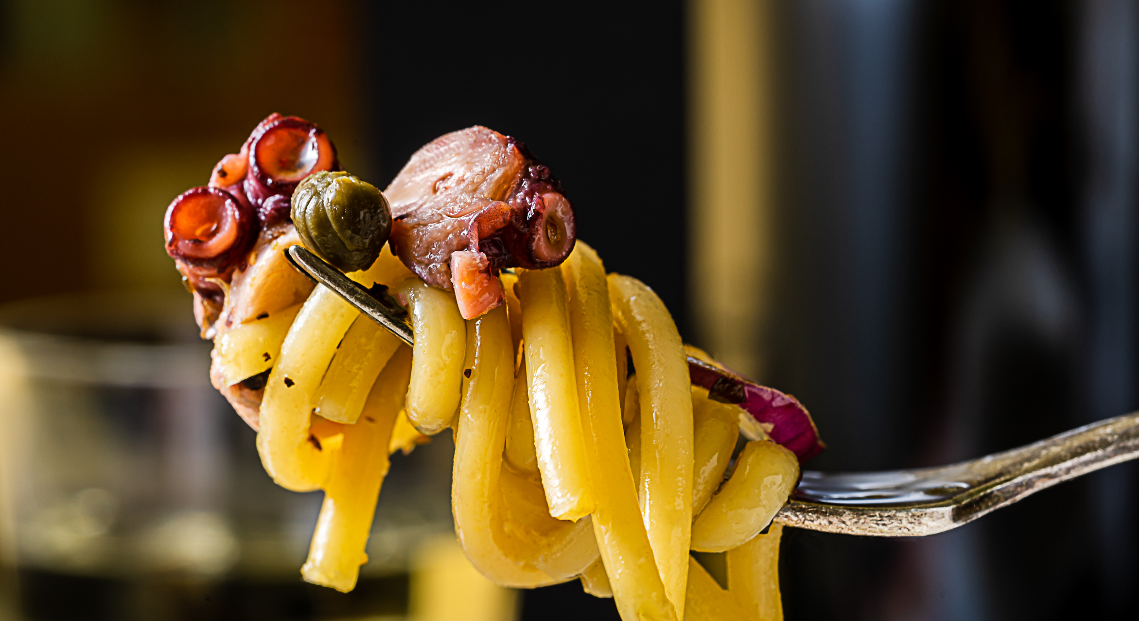 Pasta con pulpo