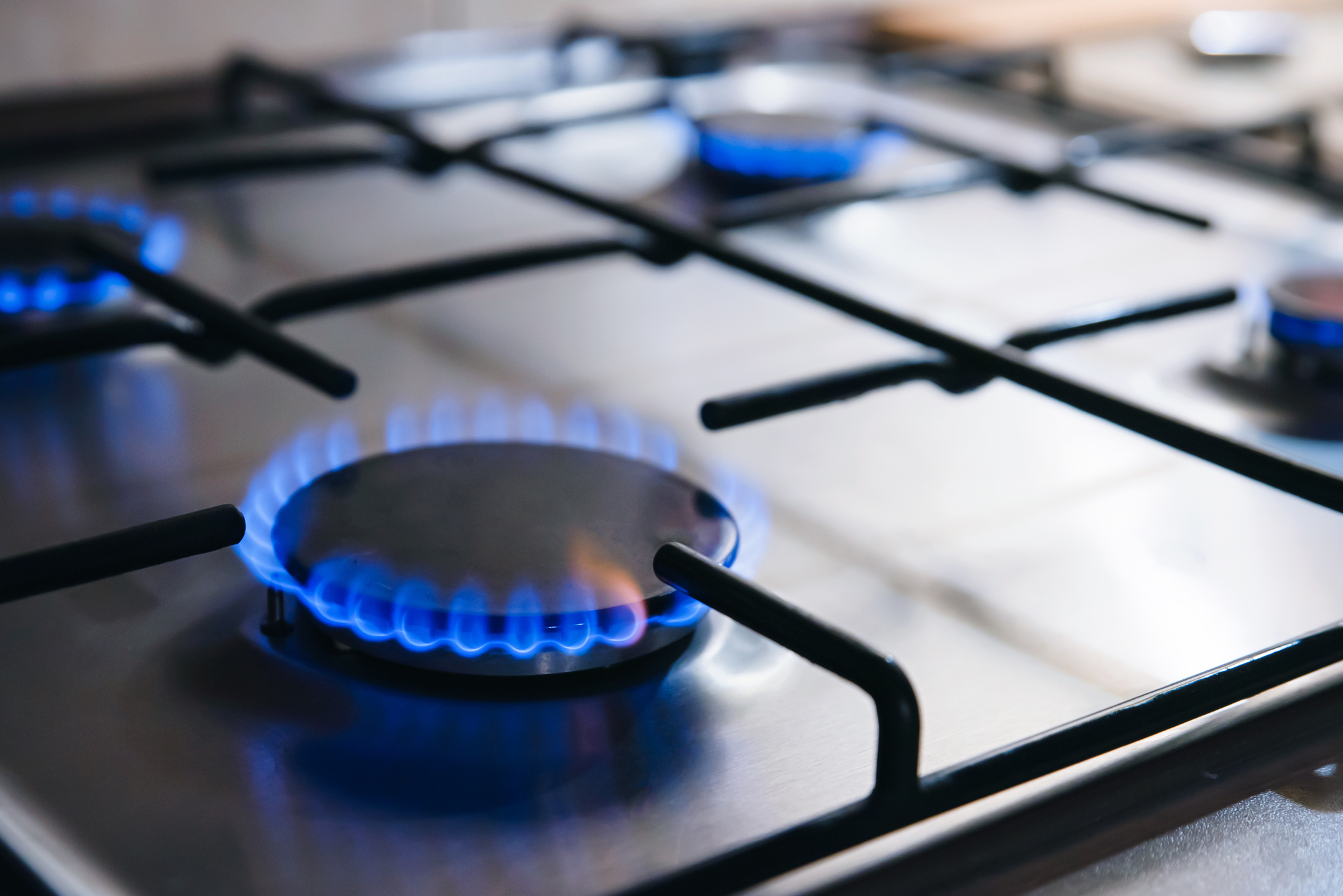 Gas en la cocina
